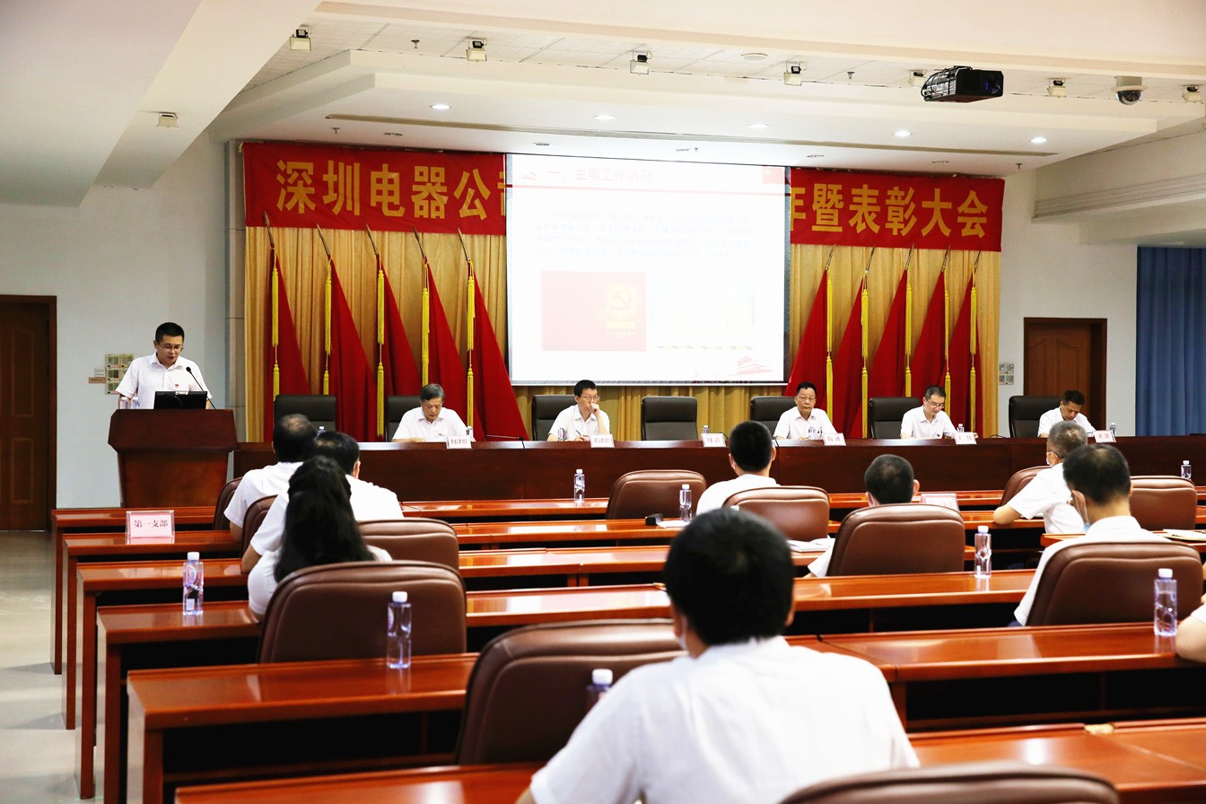 米兰体育党委召开庆祝建党99周年暨总结表彰大会